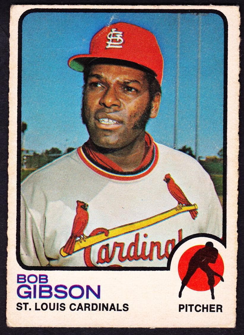 Bob Gibson 1973 topps O-Pee-Chee