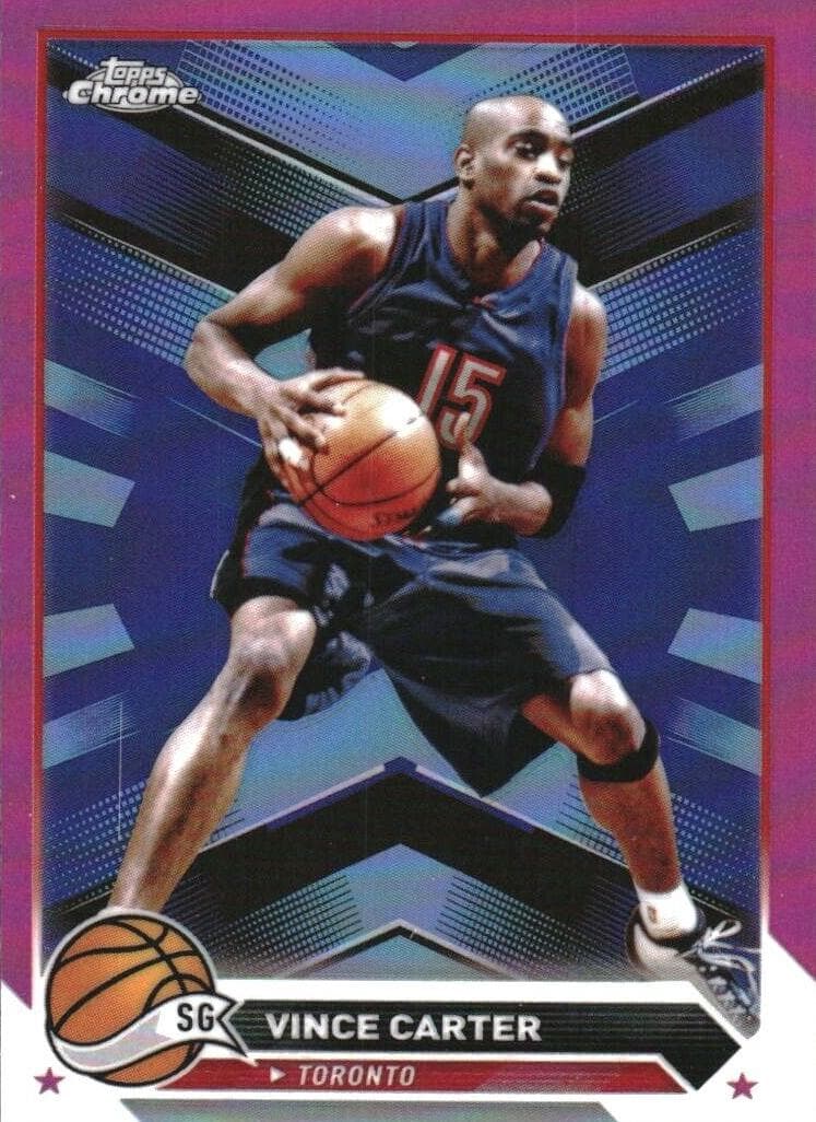 Vince Carter 2023 topps Topps Chrome