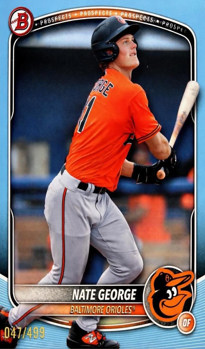 Nate George 2025 bowman Draft