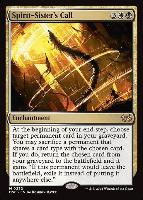 Spirit-Sister's Call 2022 Magic: The Gathering Kamigawa: Neon Dynasty