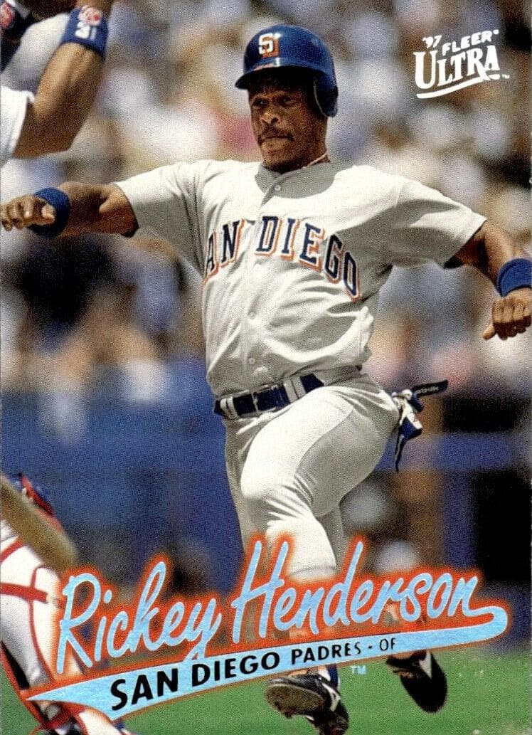 Rickey Henderson 1996 fleer Fleer Update