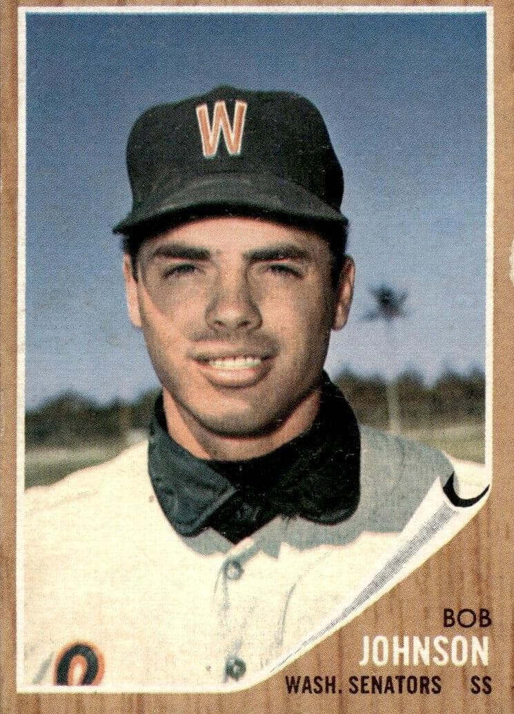 Bob Johnson 1962 topps Topps
