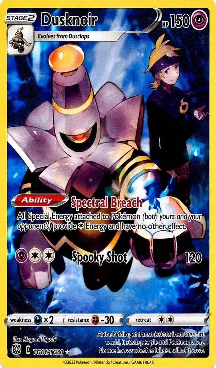 Dusknoir trading card