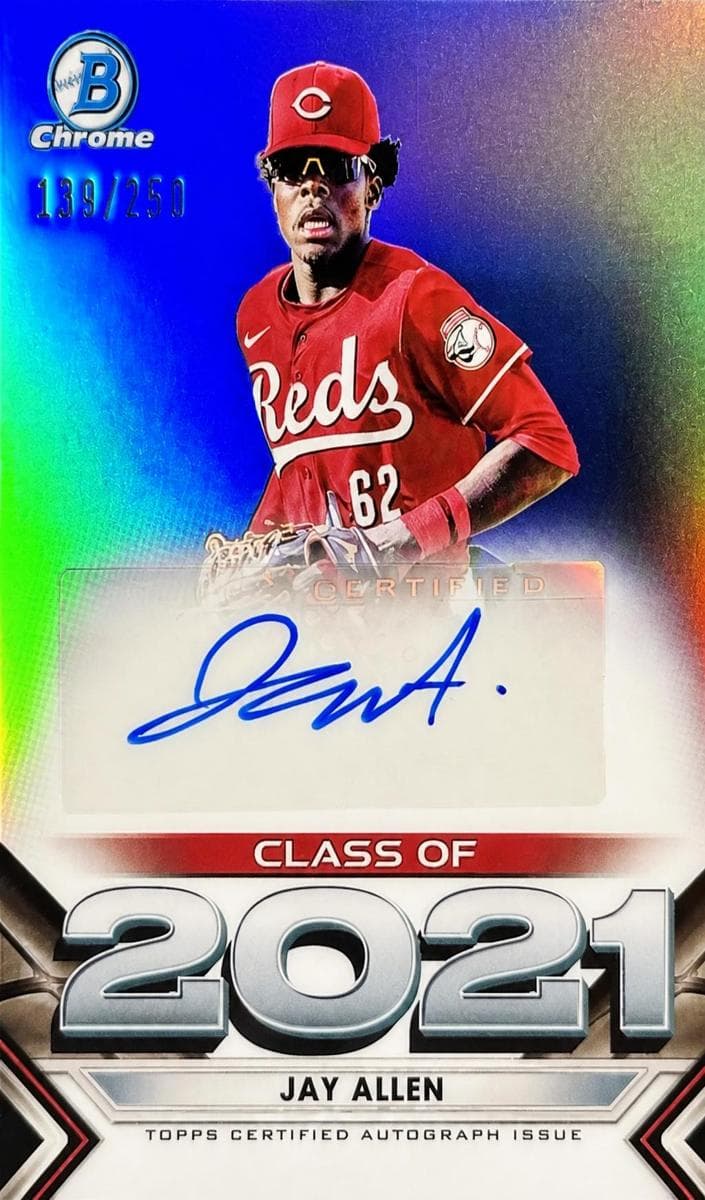 Jay Allen 2021 bowman Bowman Draft