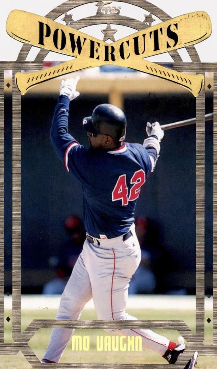 Mo Vaughn 1996 topps Laser