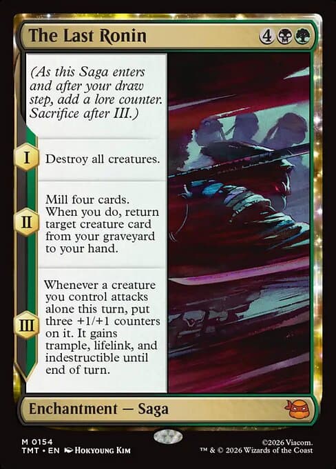 The Last Ronin 2026 Magic: The Gathering Teenage Mutant Ninja Turtles