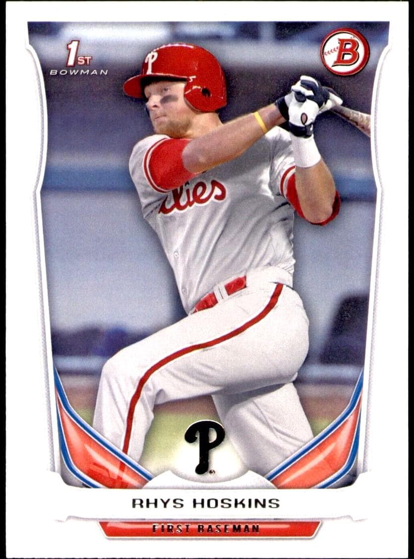 Rhys Hoskins 2014 bowman Bowman Draft