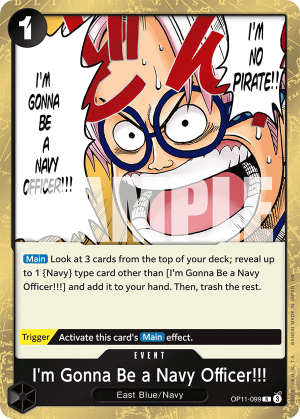 I'm Gonna Be a Navy Officer!!! 2025 One Piece Japanese Fist of Divine Speed