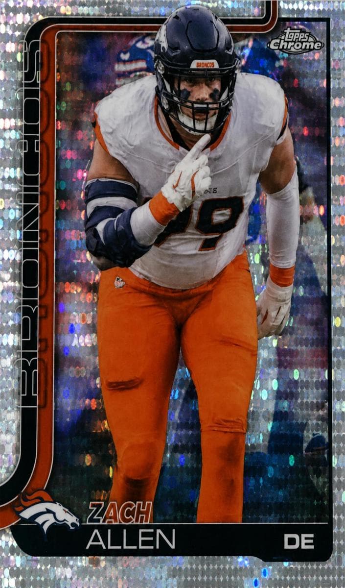 Zach Allen trading card