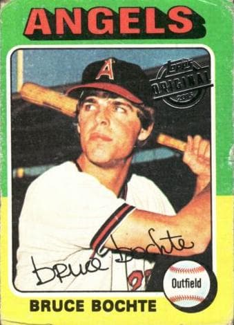 Bruce Bochte 1975 topps Topps