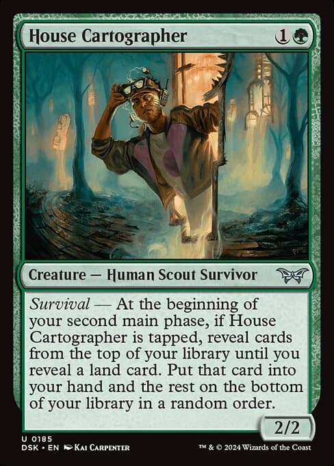 House Cartographer 2024 Magic: The Gathering Duskmourn: House of Horror
