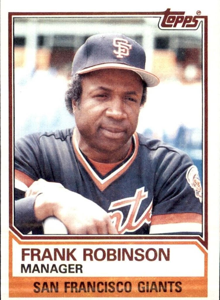 Frank Robinson 1983 topps Topps