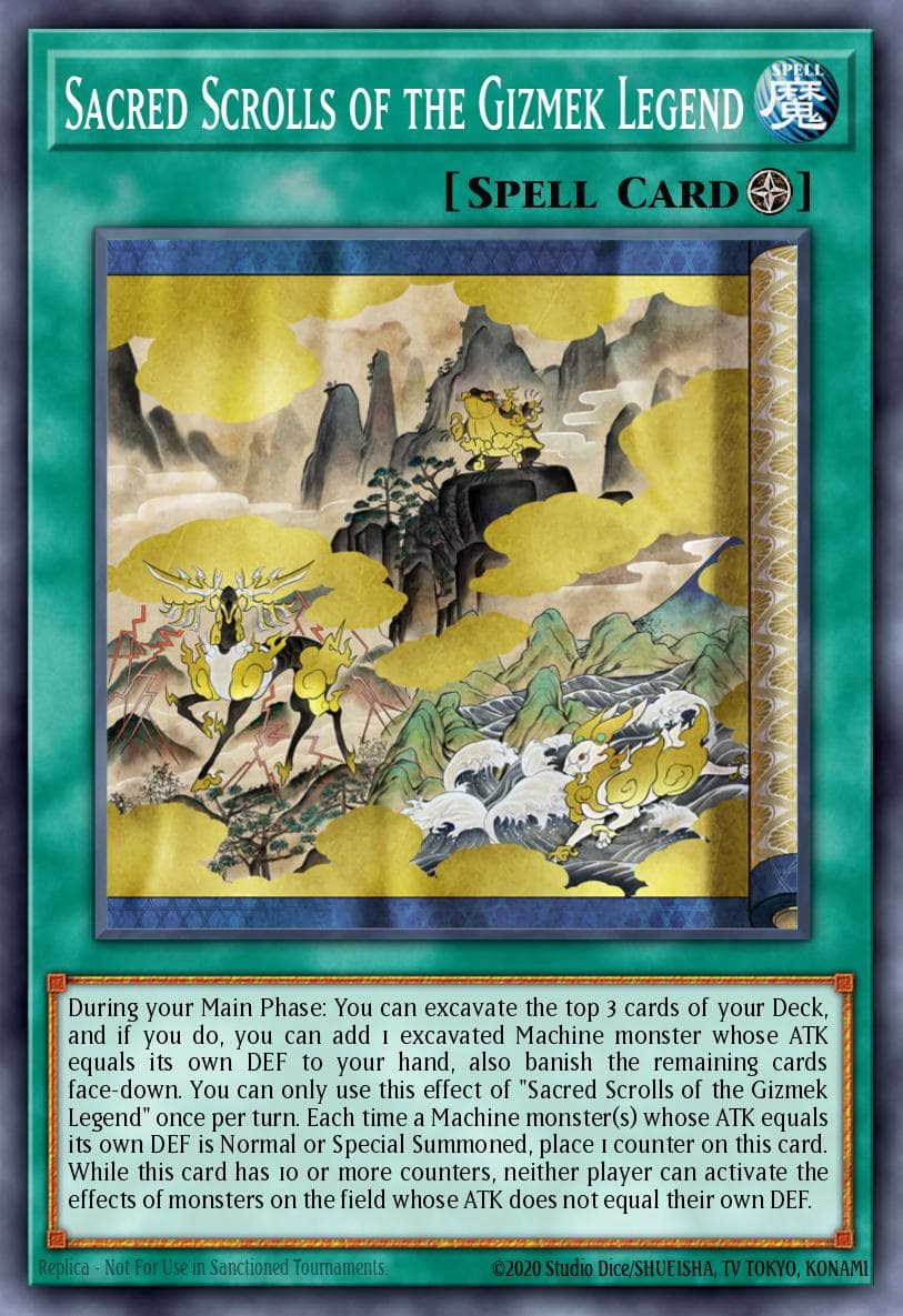 Sacred Scrolls of the Gizmek Legend #AMDE-EN058