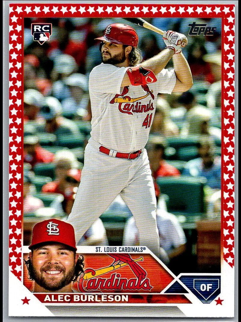Alec Burleson trading card