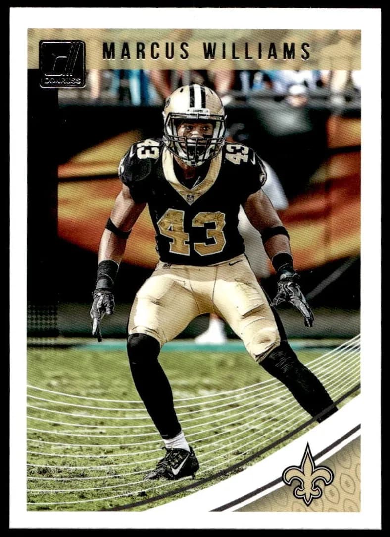 Marcus Williams trading card
