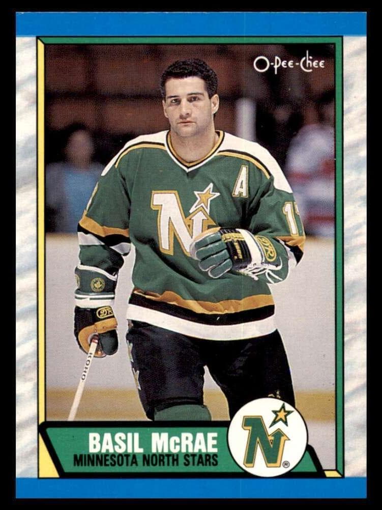 Basil McRae trading card