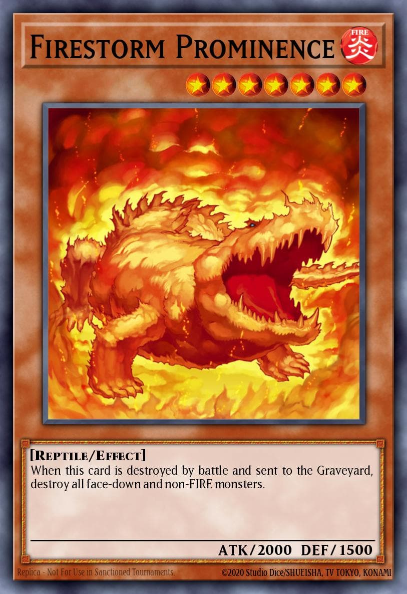 Firestorm Prominence 2007 Yu-Gi-Oh! Strike of Neos