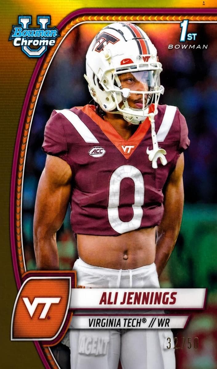Ali Jennings trading card