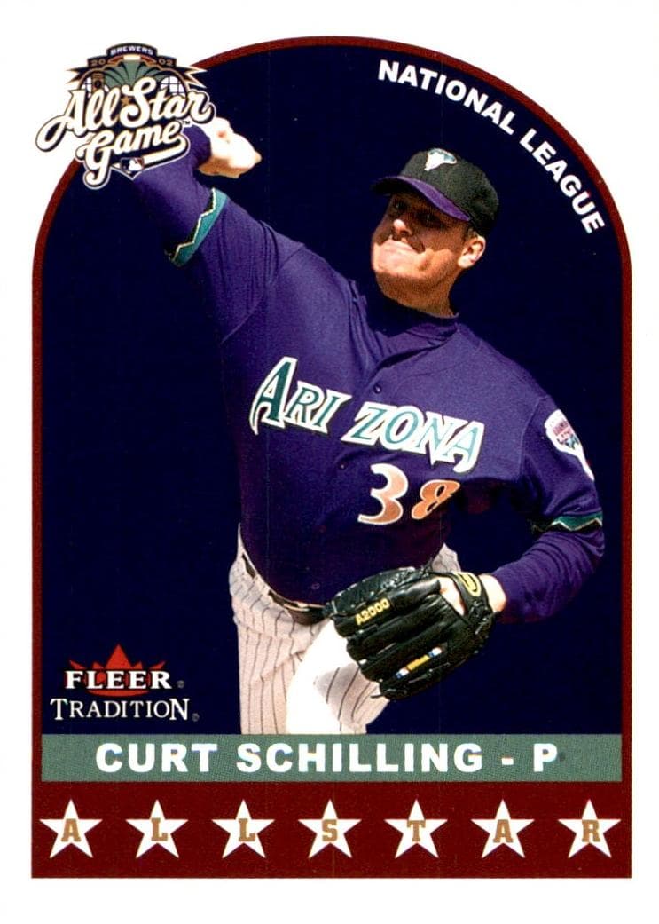 Curt Schilling 2002 fleer Fleer Tradition Update
