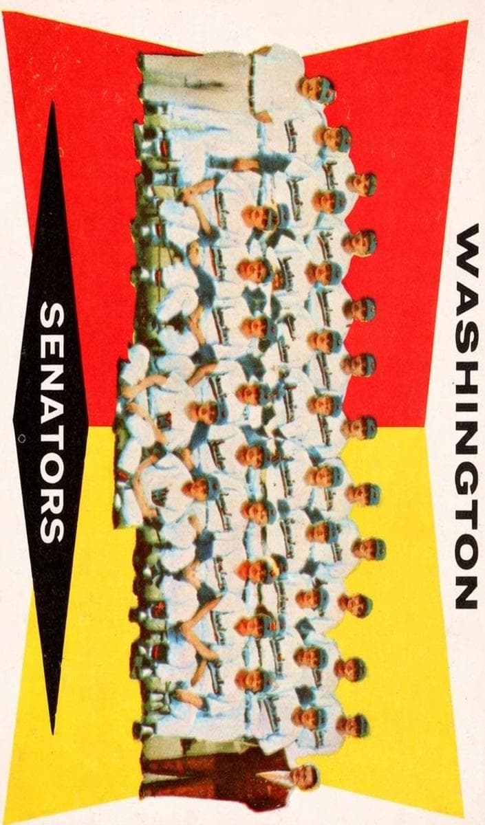 Washington Senators 1960 topps Topps