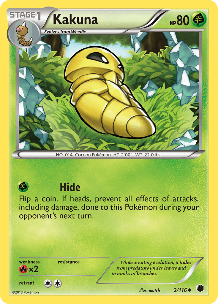 Kakuna 2013 Pokemon Plasma Freeze