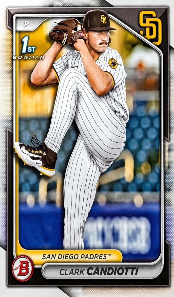 Clark Candiotti trading card