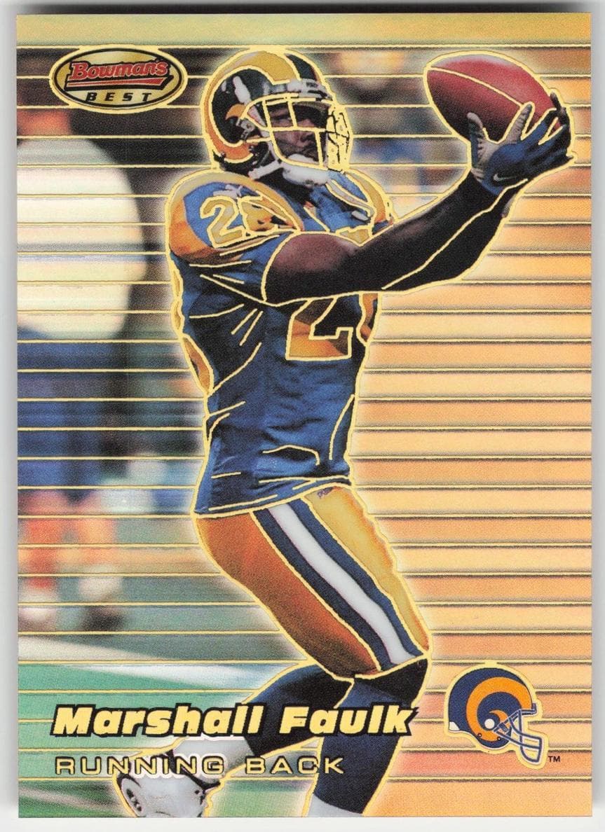 Marshall Faulk 1999 bowman