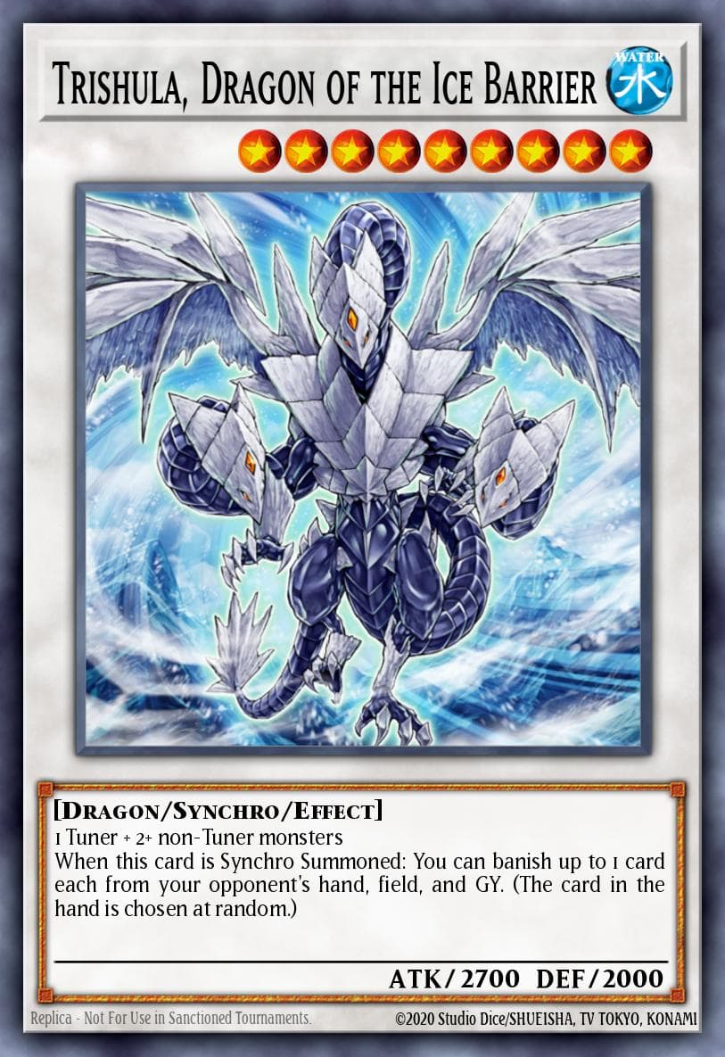 Trishula, Dragon of the Ice Barrier #DUDE-EN014