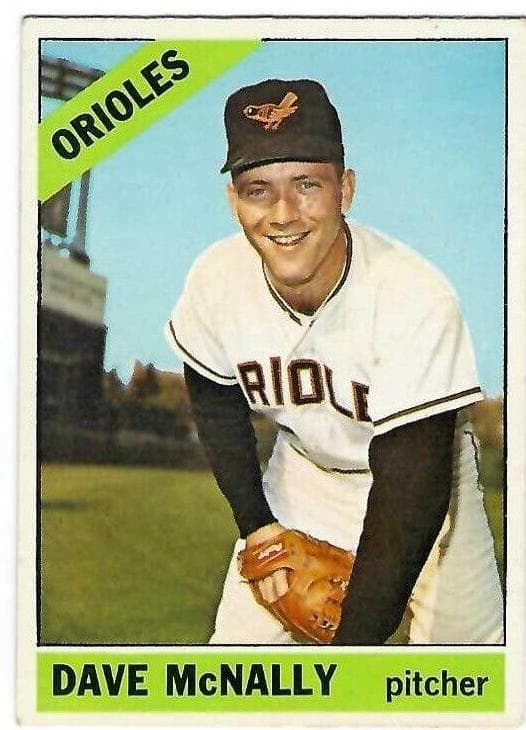 Dave McNally 1966 topps O-Pee-Chee