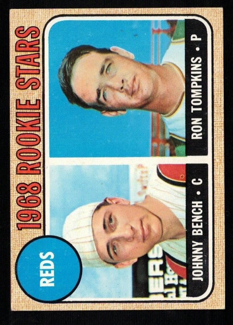 Reds 1968 Rookie Stars (Johnny Bench / Ron Tompkins) #247