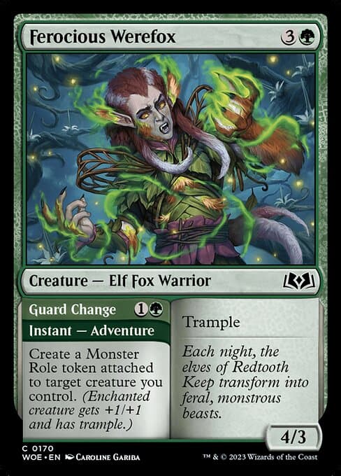Ferocious Werefox // Guard Change #170