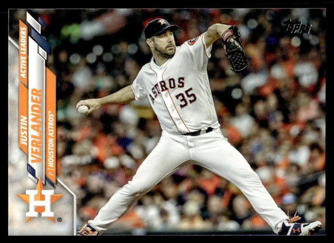 Justin Verlander 2020 topps Topps Update
