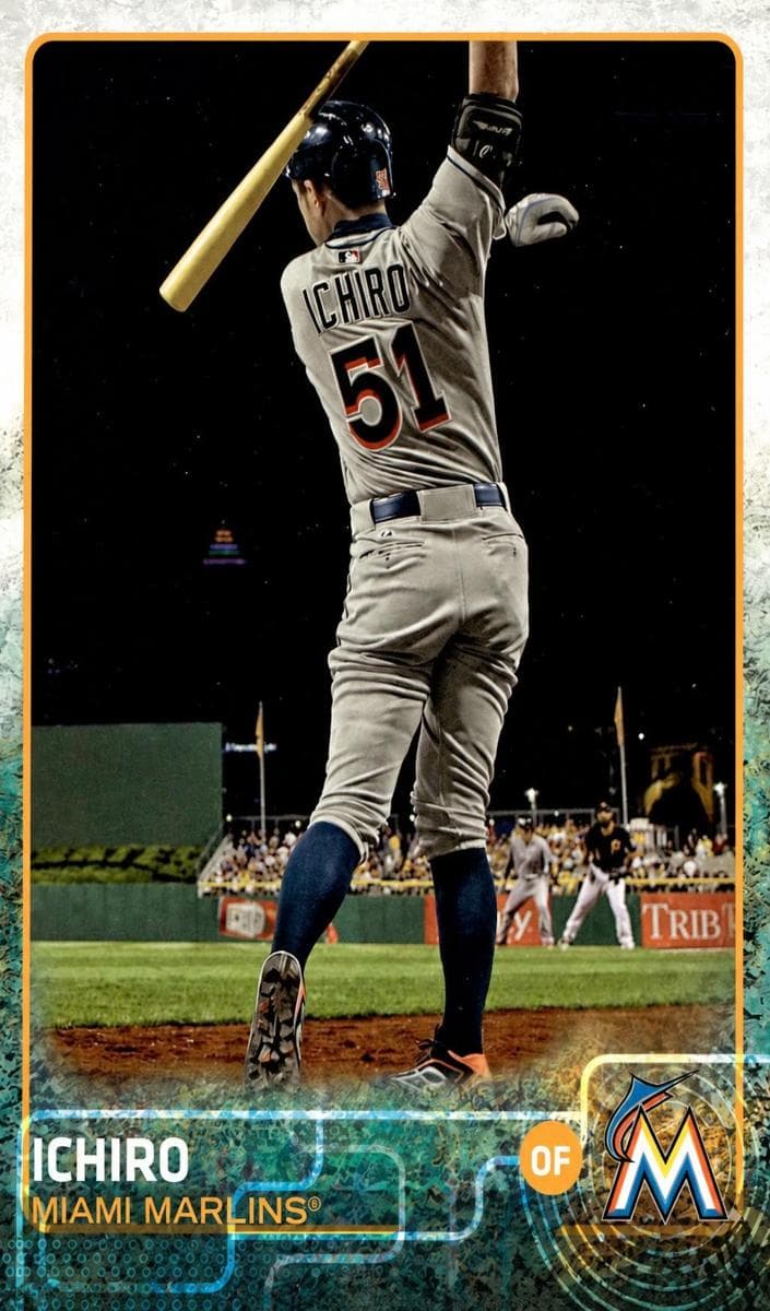 Ichiro 2015 topps Topps Update