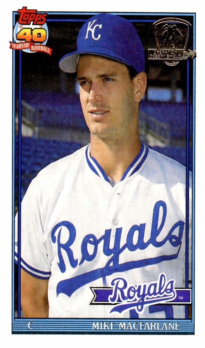 Mike Macfarlane 1991 topps Topps