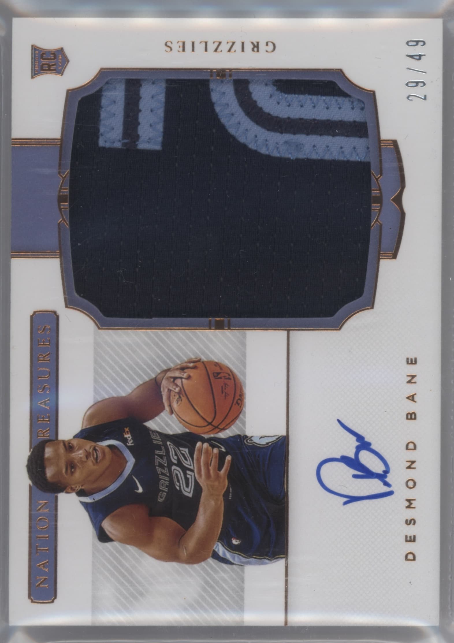 Desmond Bane 2020 panini