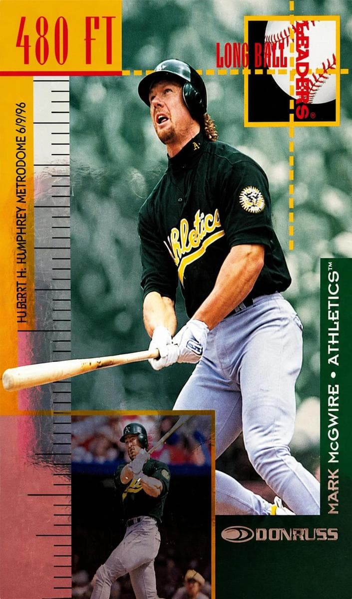 Mark McGwire 1997 panini Donruss