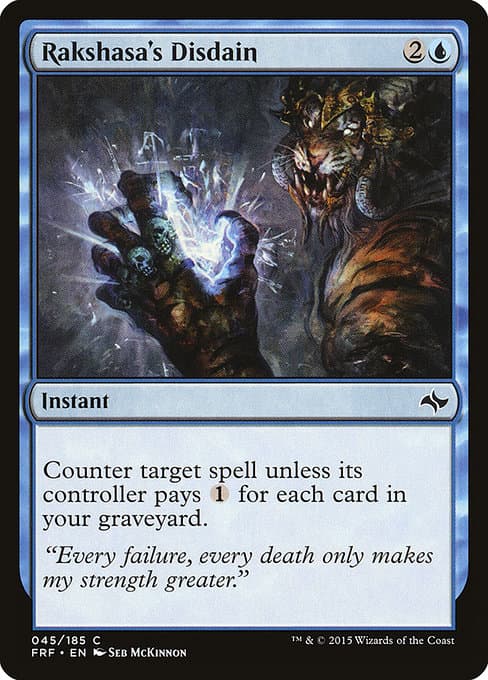 Rakshasa's Disdain #45