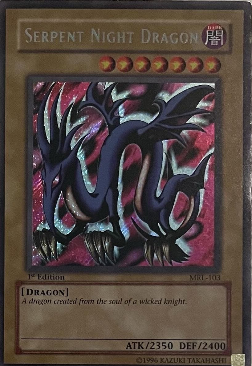 Serpent Night Dragon 2002 Yu-Gi-Oh! Magic Ruler 1st Edition