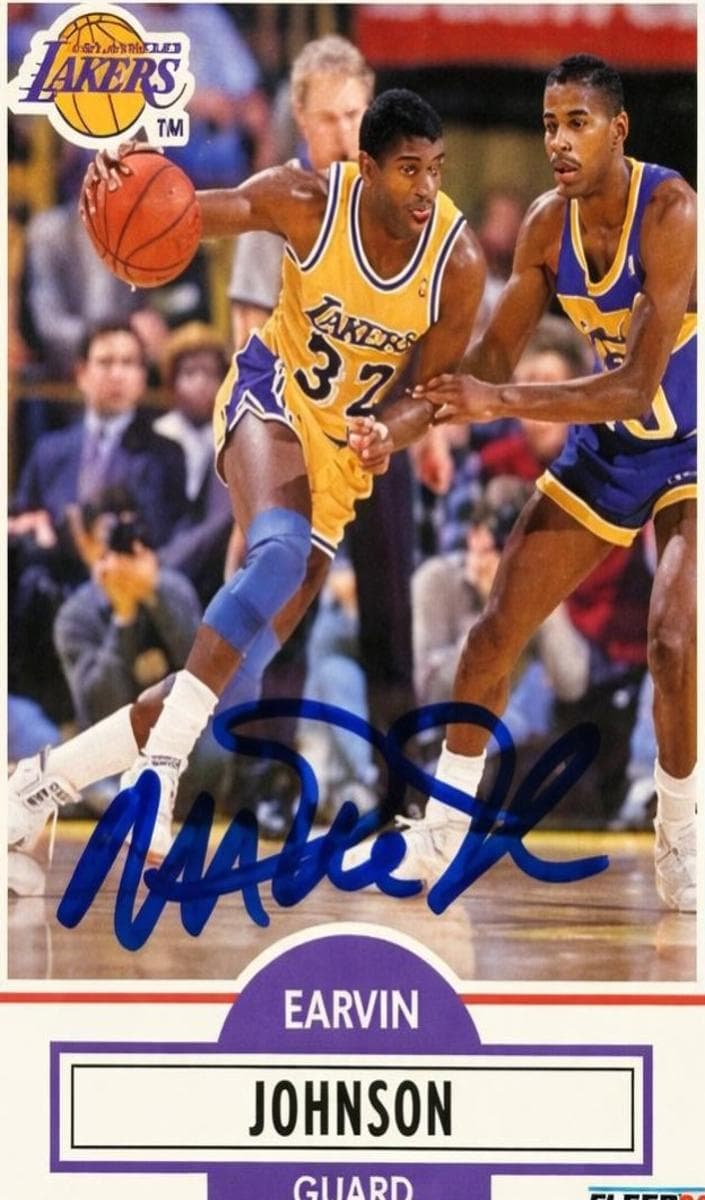 Earvin Johnson 1990 fleer Fleer