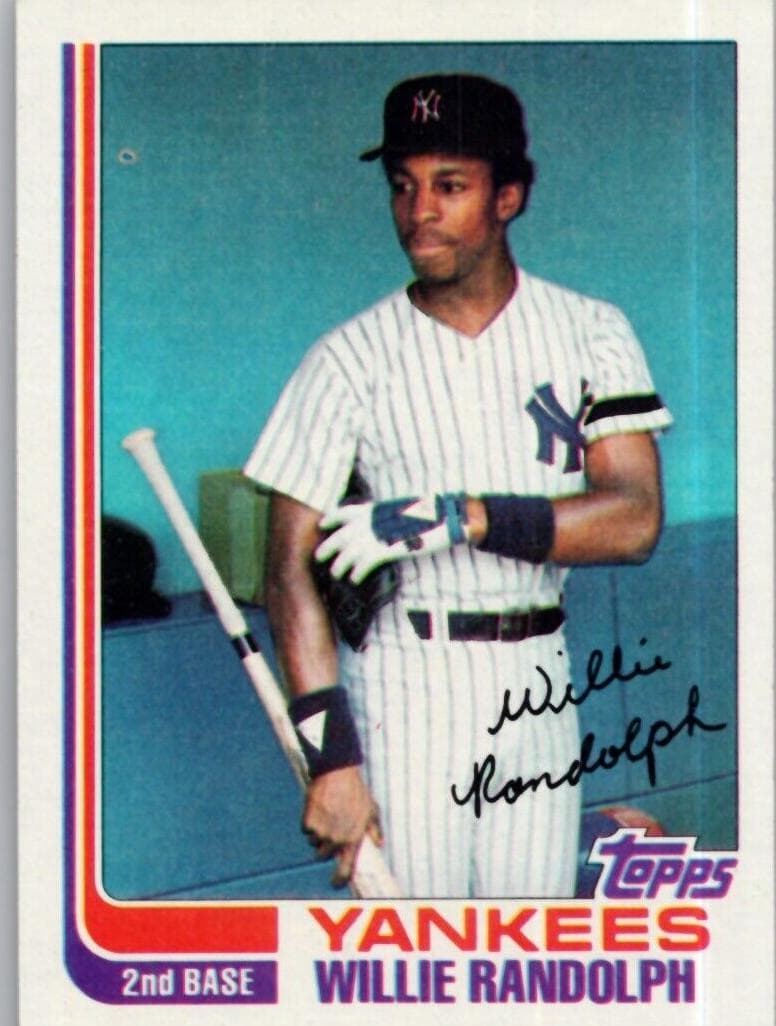 Willie Randolph trading card