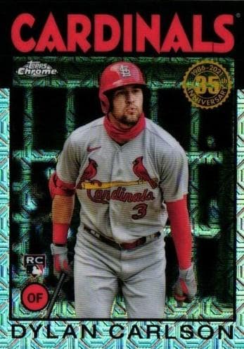 Dylan Carlson 2021 topps Silver Pack