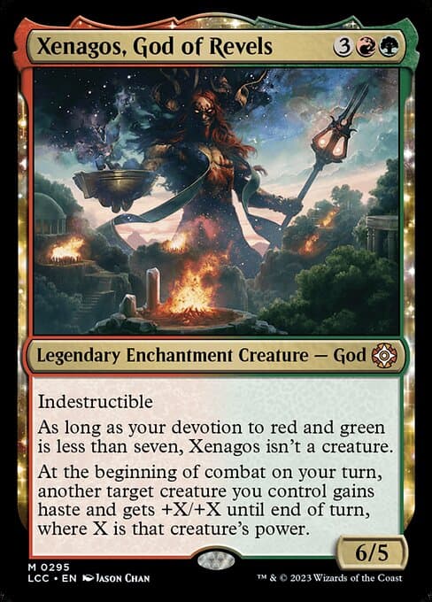 Xenagos, God of Revels 2020 Magic: The Gathering Commander Legends Foil Etched