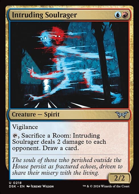 Intruding Soulrager 2024 Magic: The Gathering Duskmourn: House of Horror