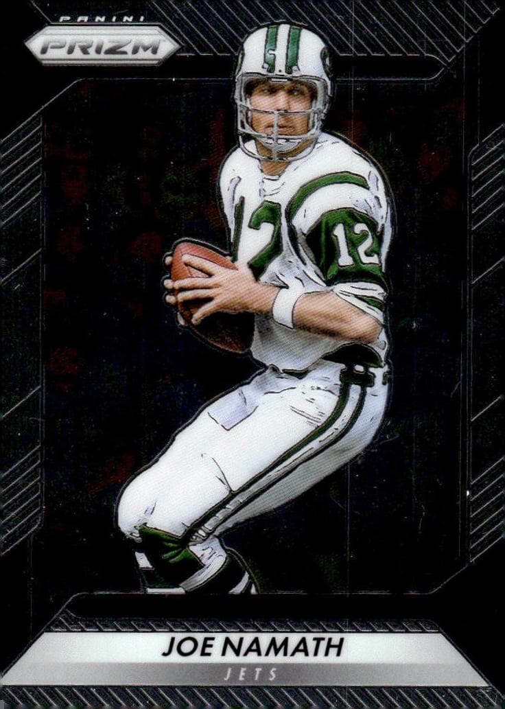 Joe Namath trading card