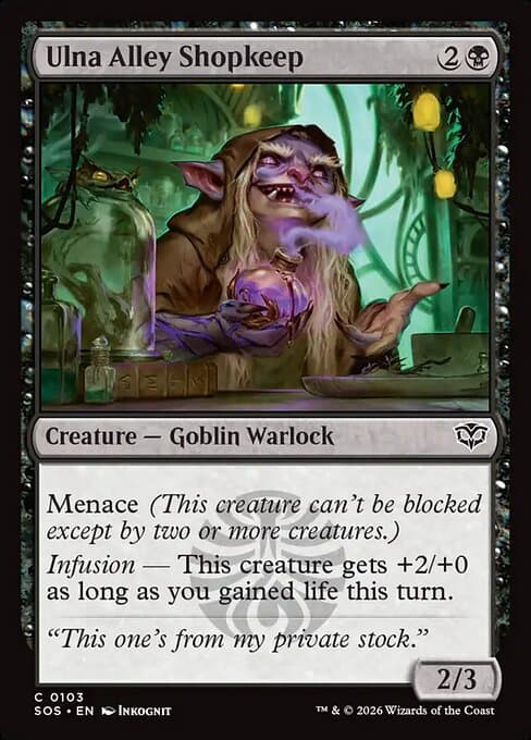 Ulna Alley Shopkeep 2026 Magic: The Gathering Secrets of Strixhaven Foil