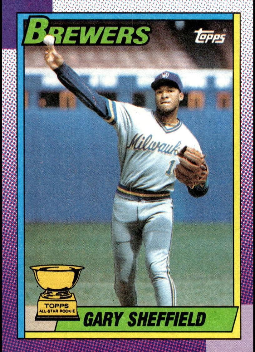 Gary Sheffield 1990 topps O-Pee-Chee