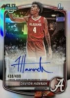 Davion Hannah trading card