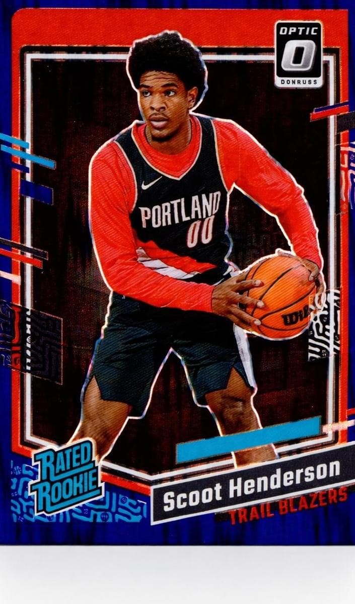 Scoot Henderson 2023 Donruss Optic rookie card