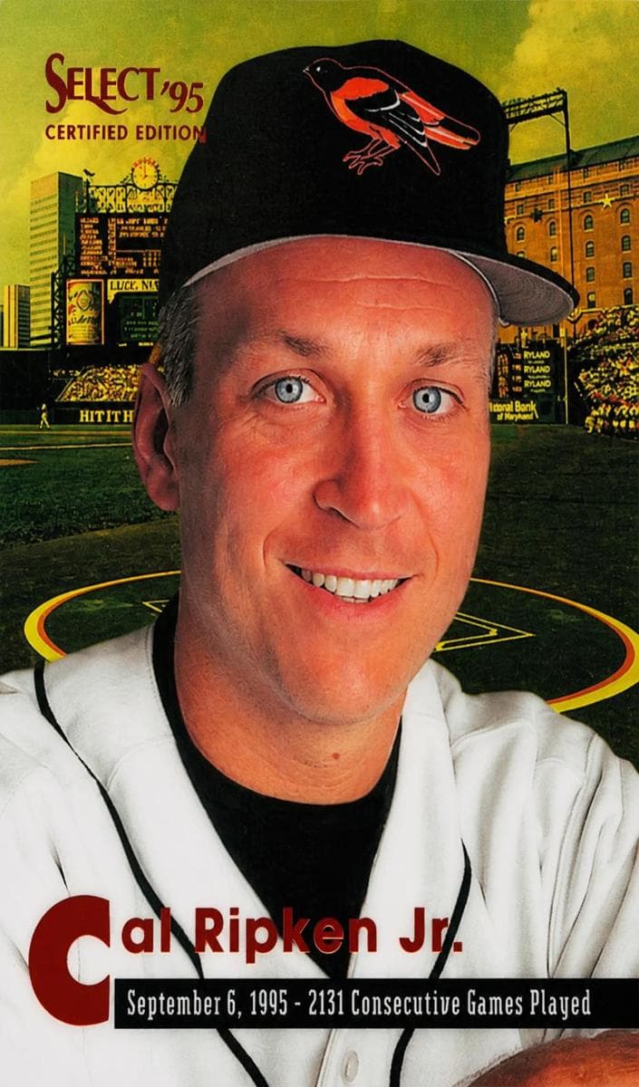 Cal Ripken Jr. 1995 panini