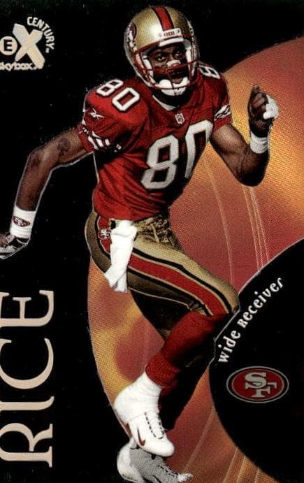 Jerry Rice 1999 skybox E-x Century